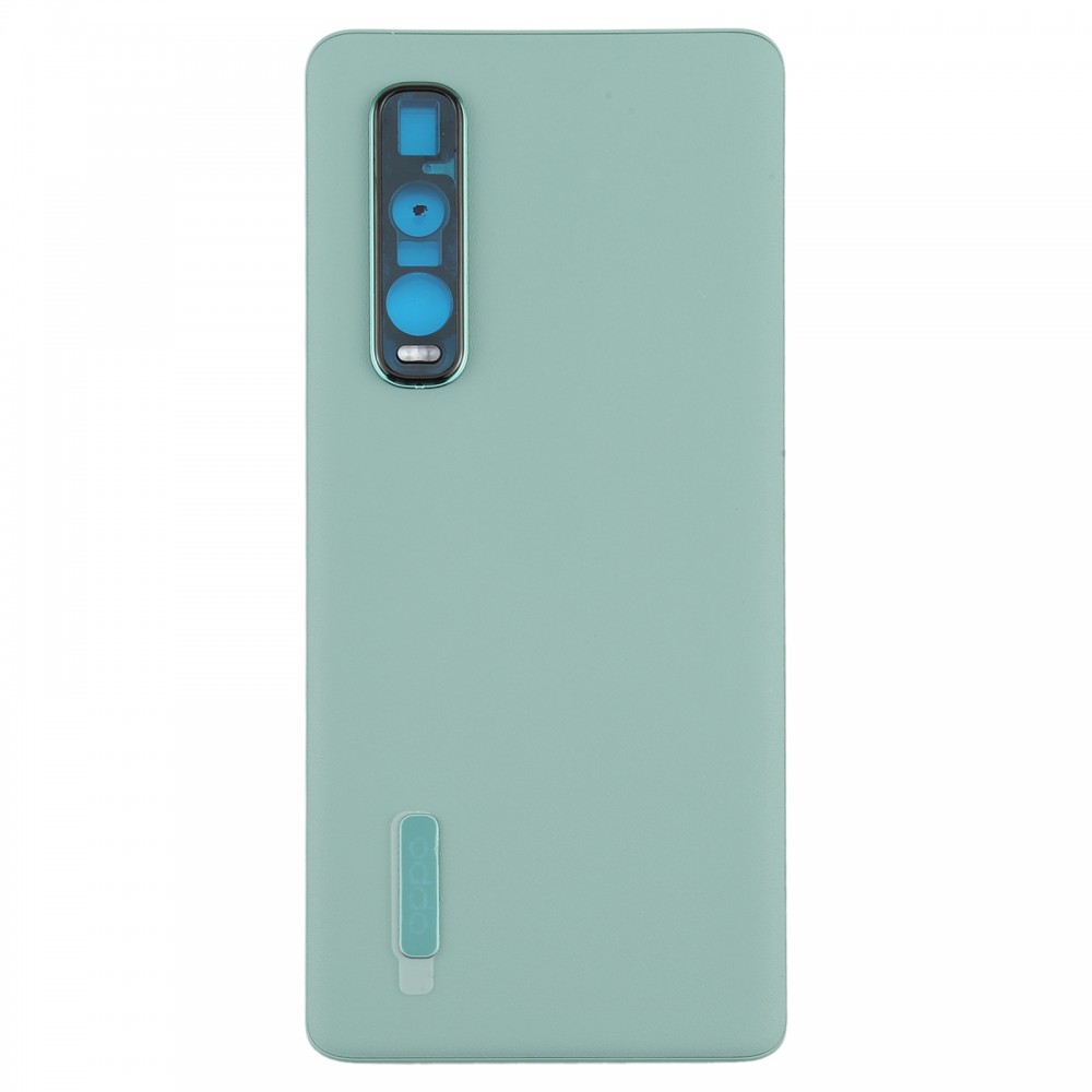 Original Leather Material Battery Back Cover for OPPO Find X2 Pro CPH2025 PDEM30(Green) Oppo Replacement Parts OPPO Find X2 Pro